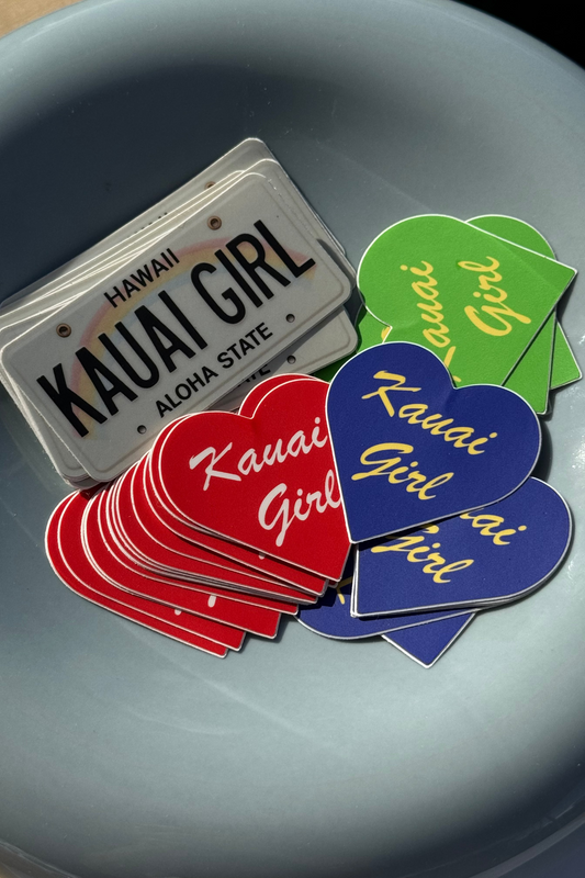 Kauai Girl Stickers