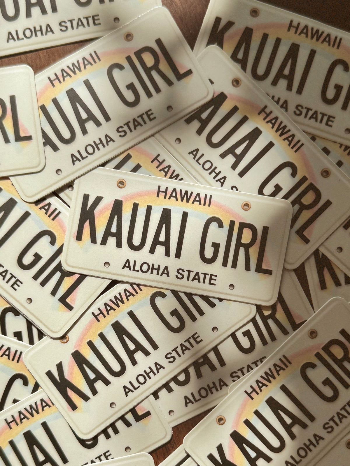Kauai Girl Stickers