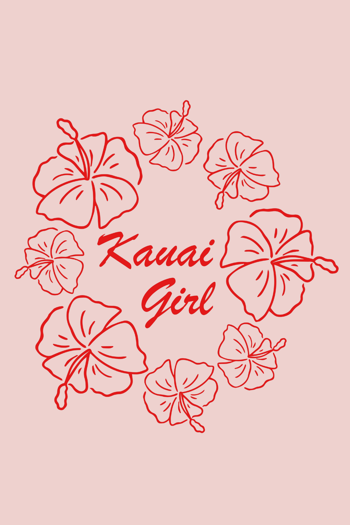 Kauai Girl Stickers
