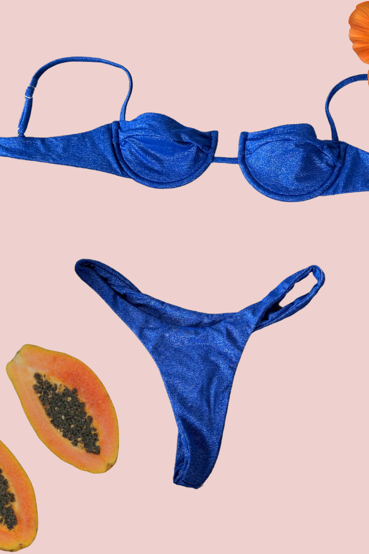 Balconette Top in Sea Shimmer